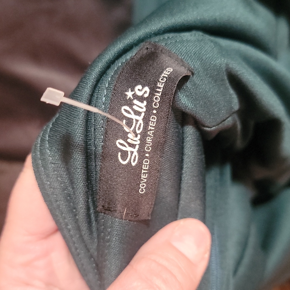 Lulu's Elegant Green Maxi Dress - Picture 10 of 10